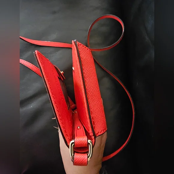 Kate Spade Crossbody Red Saffiano Leather NWOT - Picture 13 of 15
